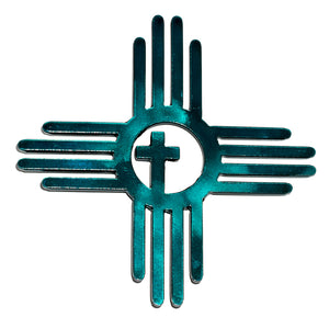 zia cross hitch cover in candy teal